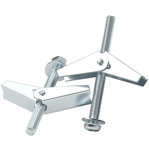 Tianzhuo Hardware Iron Aircraft Expansion Screw Hollow Wall Fiber Gypsum Board Orchid Clamp Wall Tiger Umbrella Type Expansion Plug MM4M5M6M8M10 M3 Aircraft Without Nails 30 PCs Punch 8mm