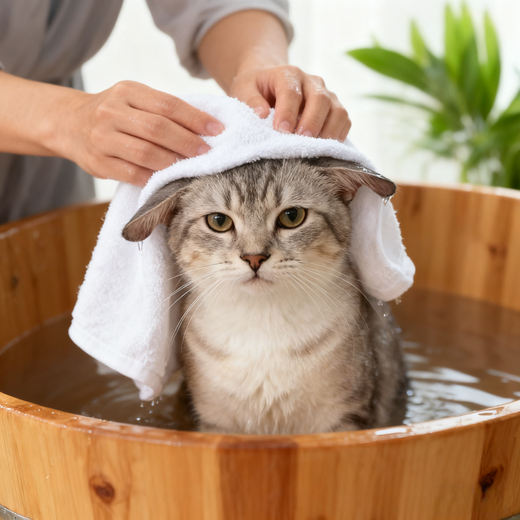 Pet absorbent towel, thickened, quick-drying, non-stick hair supplies, special bath towels for dogs and cats, special products for pets, traceless sticky hooks