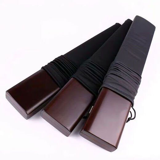 Milan rosewood color solid wood float box empty box 45-100cm extended float box line box multi-functional fish float box retro brushed 55 long three layers float + sub-line + main line