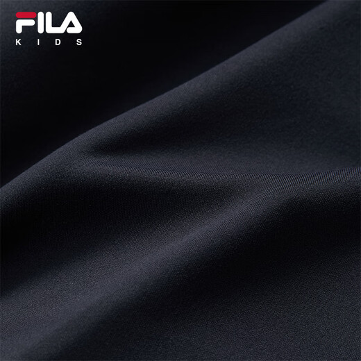 FILA Antibacterial Children's Clothing Tops 2025 Winter New Boys' Sports Pullover Sweatshirt RD Sapphire-NV 170