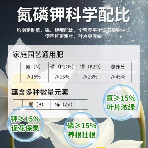 LDVEP vegetable special compound fertilizer nitrogen, phosphorus and potassium is a good helper for growing vegetables. Advanced compound fertilizer 50Jin Jin is equal to 0.5kg. Shipped in original packaging.