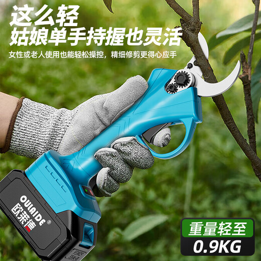 Orade brushless gardening lithium-ion rechargeable electric shears for pruning branches, pruning shears, fruit tree shears