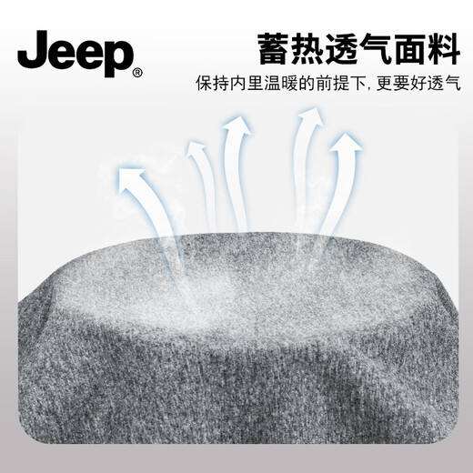 JEEP scarf men's 100% cotton high-end scarf multi-functional windproof thin spring and autumn face mask neck gaiter soft and skin-friendly - black 100% cotton丨jeep authentic