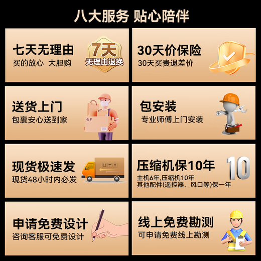 Booshen COOL Home Kitchen Air Conditioner Refrigerator Liangba Home Embedded Ceiling Embedded Integrated Outdoor Unit Kitchen Air Conditioner Small 1 HP Station Type Air Conditioner Package 1 Hole