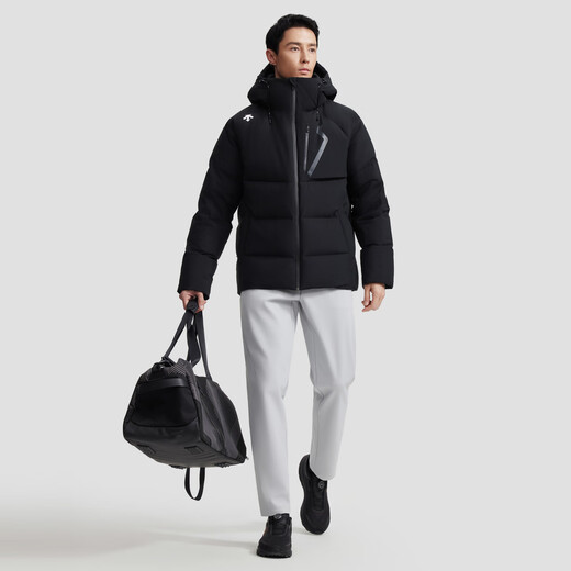 DESCENTE DESCENTE TRAINING series comprehensive training sports fitness men's down jacket BK-black XL (180/100A)