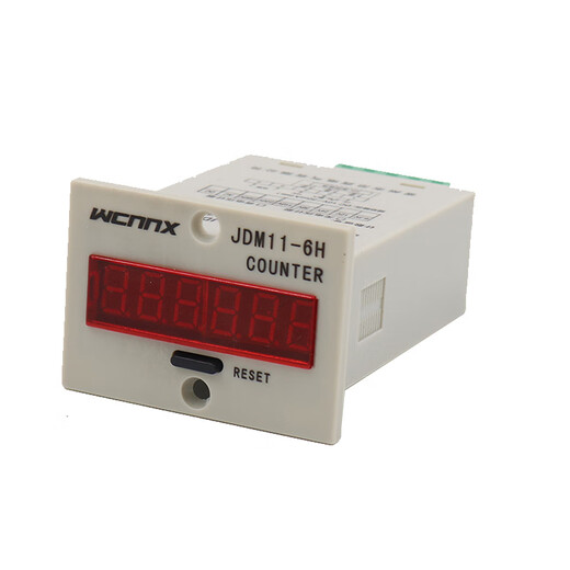 Electronic counter 220V24V induction industrial punch intelligent point JDM116H single counter 24VDC (12-24V universal)