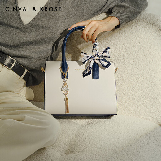 CinvaiKrose bag women's bag handbag women's bag brand new 2026 high-end light luxury mother bag birthday gift off-white CK women's bag birthday gift for wife