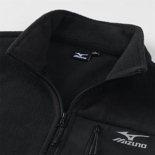 Mizuno (MIZUNO) Outdoor Fleece Jacket Men's Jacket Top Travel Warm Windproof Versatile Comfortable Jacket Navy XL