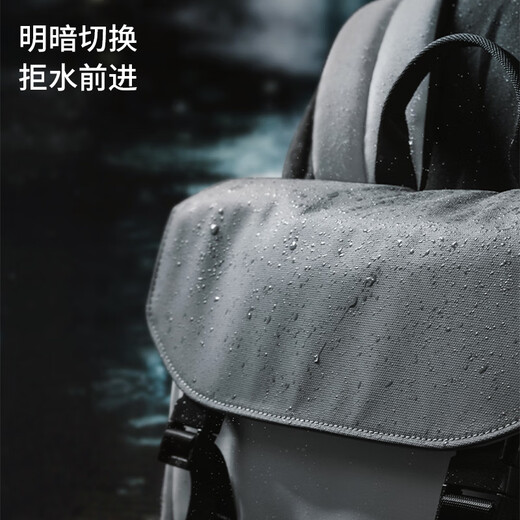 tomtoc电脑包双肩包男笔记本背包大容量翻盖学生书包轻便旅行休闲16英寸