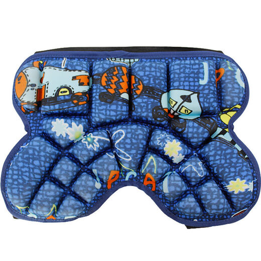 OUOETY roller skating butt pad, children's roller skating butt pads, adult thickened anti-fall pants, figure skating ski protective gear, skateboard, children's black (height 0.9-1.25 meters), one size fits all