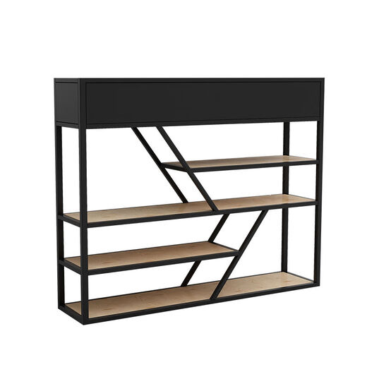 Fantasy iron partition shelf screen modern simple green plant flower stand office planter cafe locker A type 12*25*15