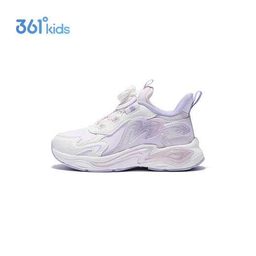 361 Детская спортивная обувь 25 Зимние кроссовки для девочек с легкой подушкой Кожаная ручка с пряжкой Повседневные кроссовки Фиолетовый 32