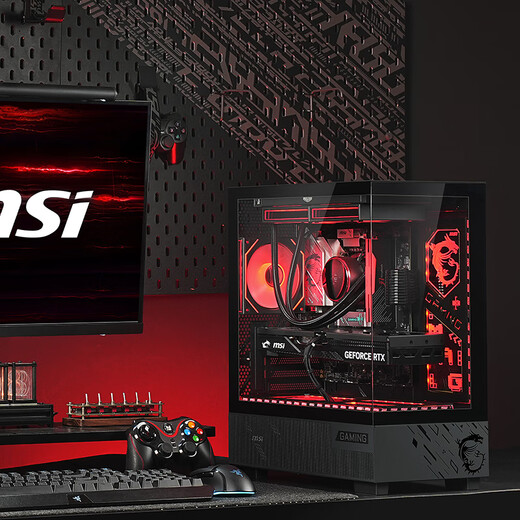 MSI family bucket U7 265KF MSI 5070/5070TI/5080 graphics card e-sports game desktop assembly computer AI host DIY complete machine U5 245KF+5060丨2
