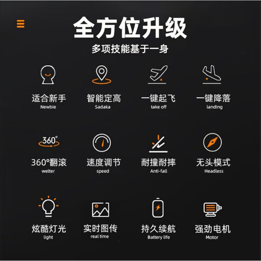 UAV comes with display screen, aerial photography, quadcopter, high-definition aerial photography, remote control aircraft dual cameras, portable folding drone XK6-brushless dual-camera aerial photography, hovering and stabilization