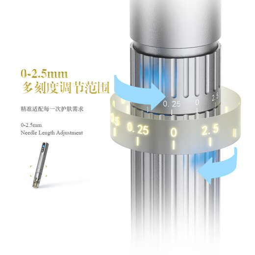 Acridine Yi Jingdong express delivery water light instrument self-made home microcrystal introduction instrument microneedle nano full set face slimming scalp electric medical minoxidil scalp gift box home automatic water light instrument limited gift box