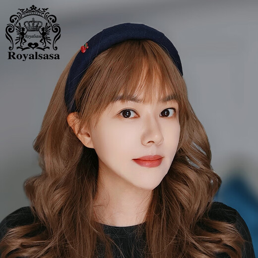 Royal sasa royal salsa small cherry headband wide-brimmed pressed hair headband hairpin daily outing makeup versatile hair accessories headdress for women