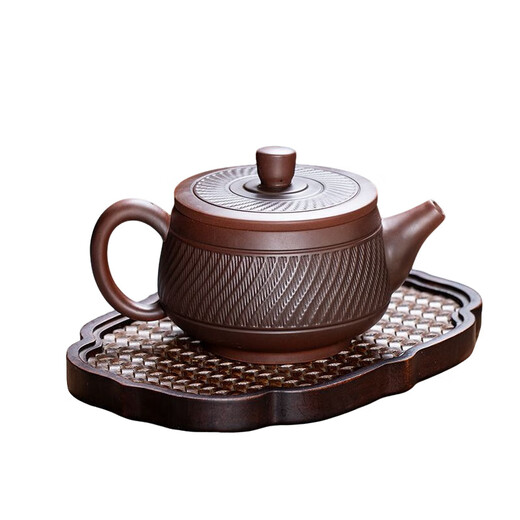 Original ore purple pottery pot Fengming Han tile teapot single pot teapot large capacity Kung Fu tea set Purple pottery Han tile pot R Purple pottery-Han tile Fengming pot 270ml