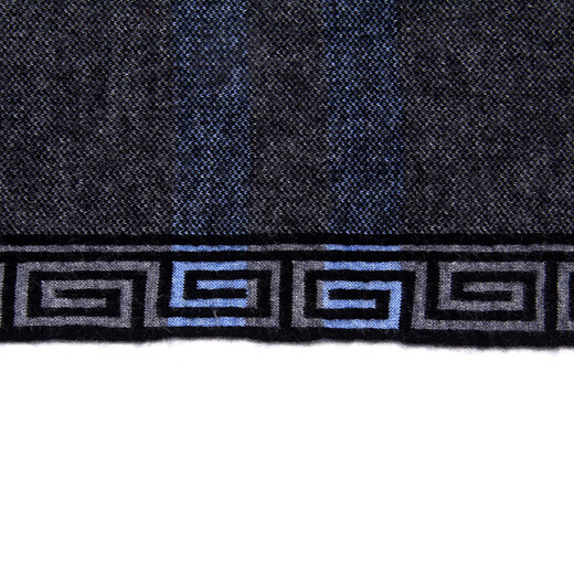 Jiangnan Story men's scarf, pure wool, warm and cold-proof, fashionable and versatile scarf, gift box for boyfriend, elders, casual trend, recommended, simple gentleman gray