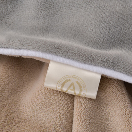 VJEA winter milk velvet four-piece set thickened warm double-sided velvet bed sheet quilt cover anti-static baby velvet high weight elegant - gentleman gray four-piece set 1.8m bed sheet style - quilt cover 200*230cm