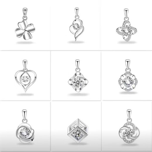 Buhesyt old phoenix gold store quality pt950 platinum single pendant P950 platinum pendant women's platinum necklace single six-pointed star