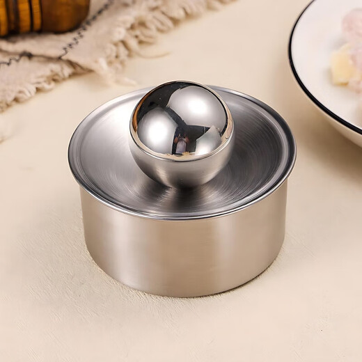 MBVM German 304 stainless steel dumpling wrapper household dumpling wrapper rolling ball round tool dumpling wrapper mold stainless steel wrapper 1 set round ball non-stick skin