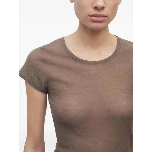 The Row Light Luxury Women's ROW AND POLOS T-shirt POLO shirt Khaki 20 | L