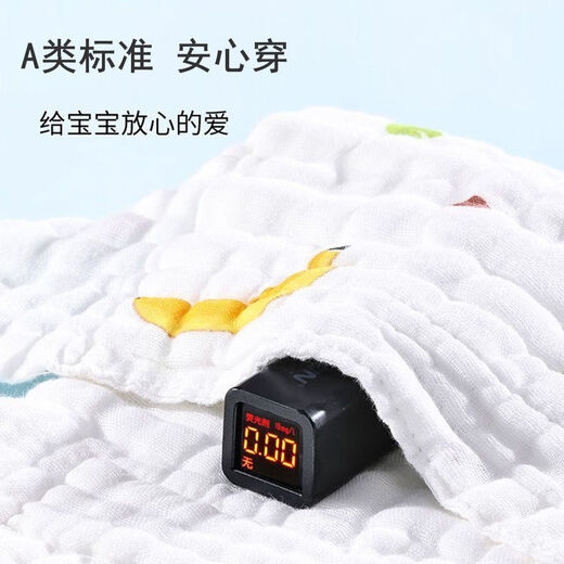 12-layer pure cotton diaper pants gauze baby diaper newborn breathable washable all-in-one diaper ring four seasons 10A antibacterial 5 pack random color S size recommended 0-10 Jin Jin equals 0.5 kg baby