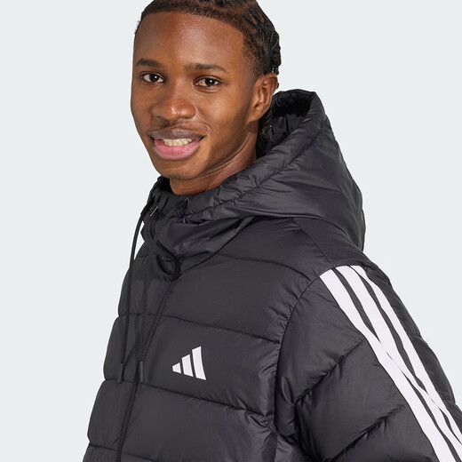 Adidas men's new winter sportswear hooded windproof warm cotton casual cotton jacket JM8355 CY8624 S