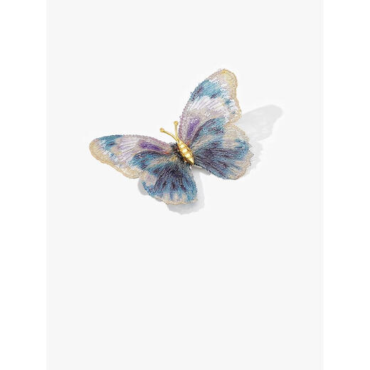 SAC embroidered butterfly brooch high-end women light luxury atmosphere high-end corsage autumn and winter sweater suit pin accessories women ghostwriting greeting cards