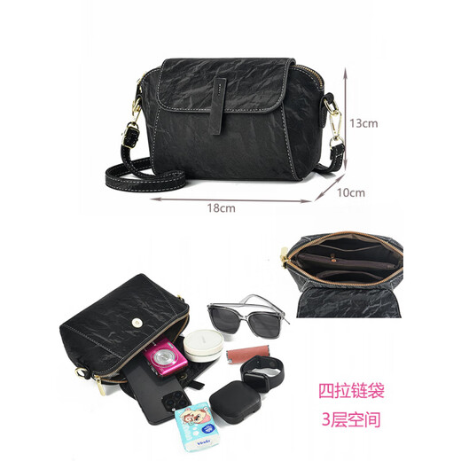 袋鼠魔方轻奢感小众设计贝壳包女2025新款时尚百搭单肩斜挎女包小方包 粉红色