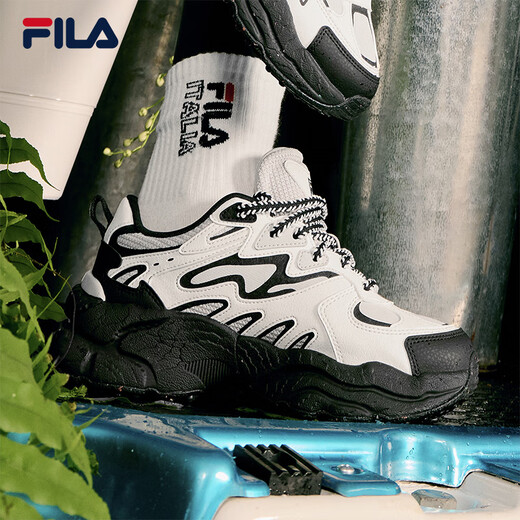 FILA official women's shoes FERN modern sports shoes 2025 fern straw shoes casual shoes dad shoes