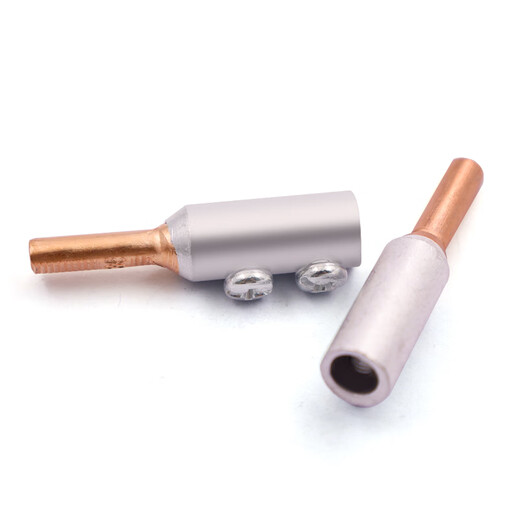 Dafuri C45 circuit breaker electric meter special copper-aluminum connector transition connection aluminum wire nose pin terminal block screw type丨air switch pin丨1-16 square丨heat shrinkable tube