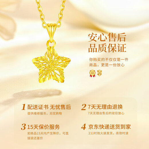 CHINA GOLD Gold Wishing Star Necklace for Women Every Year Ice Star Pendant Birthday Gift for Girlfriend and Wife Wedding Anniversary 18k Colorful Brushed Star Pendant + Free S925 Silver Chain