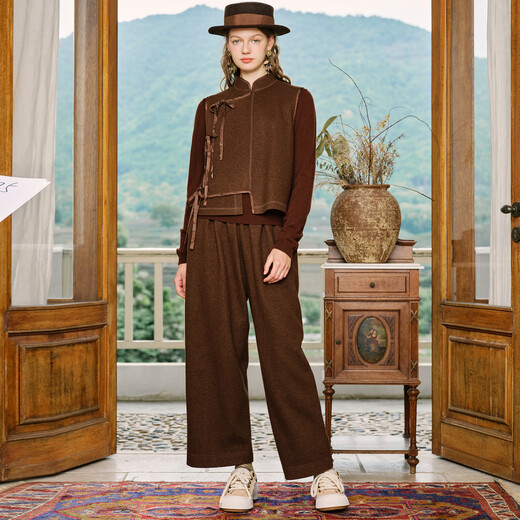 Wancaoyi (wancaoyi) Wancaoyi 2025 winter new style suit H27525451 Brown S