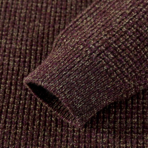 Antonio 600G heavyweight thickened 100% sheep wool light luxury wool cardigan men's casual knitted jacket