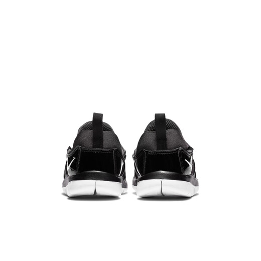 Nike caterpillar baby lightweight soft-soled sports shoes for boys and girls in winter, easy to put on and take off, one-on-one shoes NIKE 343938 013 coal black/white/black 25