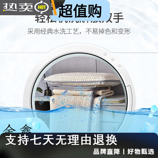 BERRY new summer cool-feeling fitted sheet, single-piece ice silk smooth bedspread, mattress protector, bed sheet, four-season cotton quilting - medium gray, type A soft baby cotton, 200x single fitted sheet 200cm*220cm