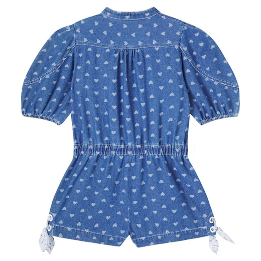 Zimmermann Girls 26 Spring/Summer New Arrival Printed Denim Jumpsuit P01124113 Blue XXS Y 2