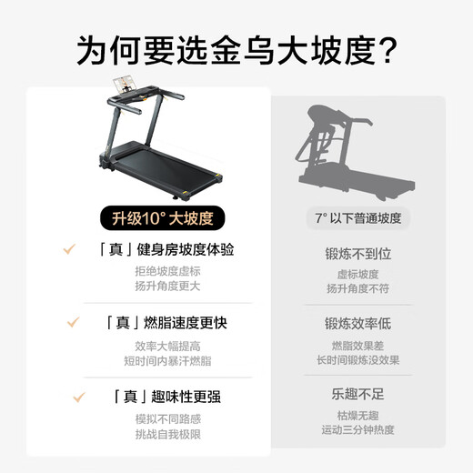 Jingdong-made treadmill for home use upgraded 2.0 smart climbing fully folding shock-absorbing walking machine gym equipment PB-001