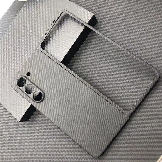 Samsung (SAMSUNG) original quality Galaxy z fold6 Kevlar mobile phone case aramid fiber magnetic z fold5 three coarse grain 1500D single back cover + crater Samsung ZFold6