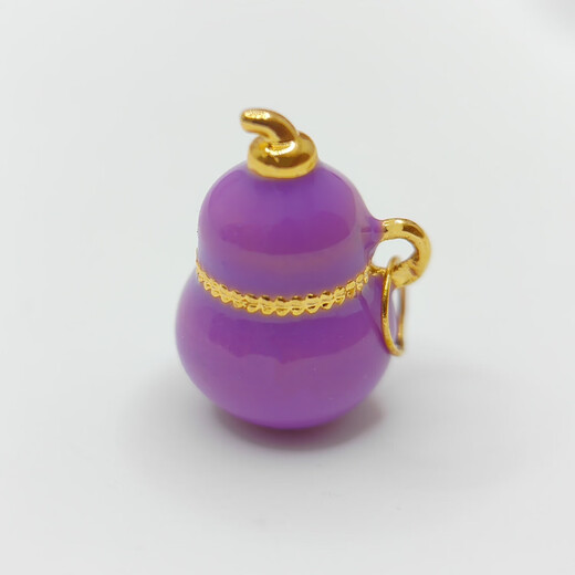 18K Gold Color Gourd Pendant Star Pendant for Girlfriend, Wife, Birthday Gift, Children's Day Gift Necklace for Women, Orange