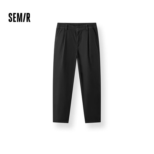 Semir Wang Anyu same style丨Men's casual pants 25 winter brushed loose wide-leg men's pants commuter pants 109725127106
