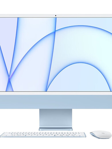 Apple/IMAC ME086CH/A 24-inch 27-inch M3 chip desktop all-in-one computer M1 design 23 years new 24-inch M3 8 core + 10 core 16G + 10 08GB official standard configuration