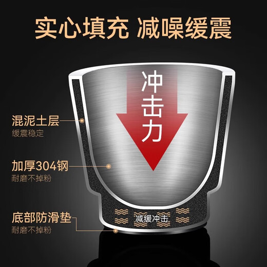 304 stainless steel garlic pounder for crushing peanuts and peppers, household hand hammer, lemon mortar, medicine jar, thickening grinder, 10cm straight garlic pounder, all-steel hammer head