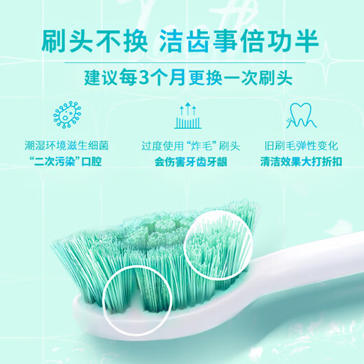 Philips electric toothbrush S1 birthday gift, Christmas gift, couple model for boys and girlfriends, 2 modes, cleans teeth and protects gums, soft bristles, dark blue HX2431/06