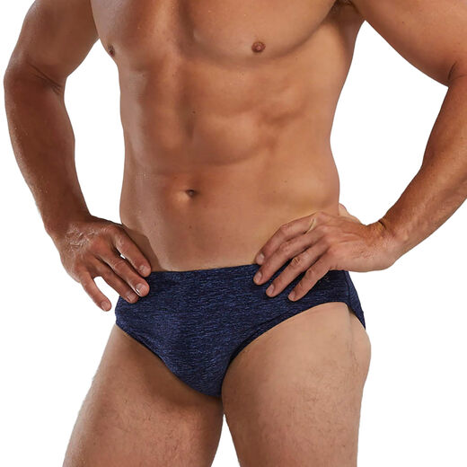 TYR Men's Swim Briefs Professional Sports Polyester Adjustable Waistband Adult Swimwear Midnight Navy 30