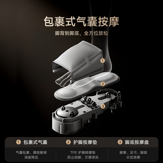 Mijia Xiaomi Foot Bath Bucket Fully Automatic Constant Temperature Heating Air Bag Massage Electric Lift Foot Bath Bath Smart Sterilizing Foot Bath Bucket Cross-calf Foot Bath Birthday Gift for Mom