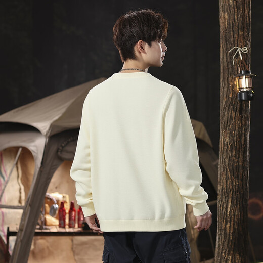 Jeep (JEEP) American retro Henry collar sweater for men 20 autumn long-sleeved knitted bottoming shirt men's sweater jacket for men Xiaobai Xing M