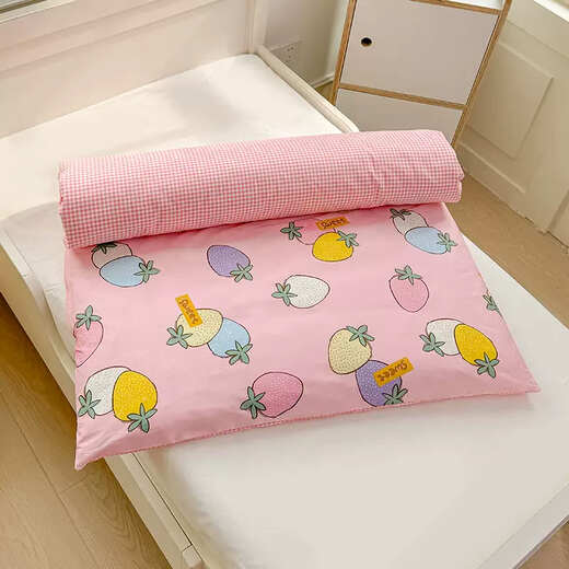 Yusenyi Kindergarten Napping Mattress Children's Cotton Removable Pad Bedding Primary School Student Cotton Mattress Baby Single-piece Cushion Cover Message Remarks Color 50x110cm