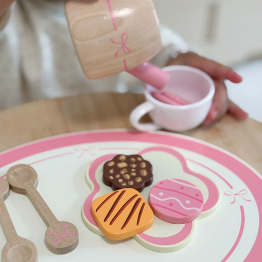 菲加尼儿童下午茶玩具套装宝宝厨房过家家游戏1-3-6岁小女孩生日礼物